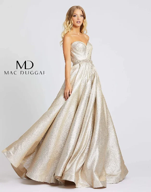 women's maxi dressesMac Duggal Long Strapless Sweetheart Prom Ball Gown Sale