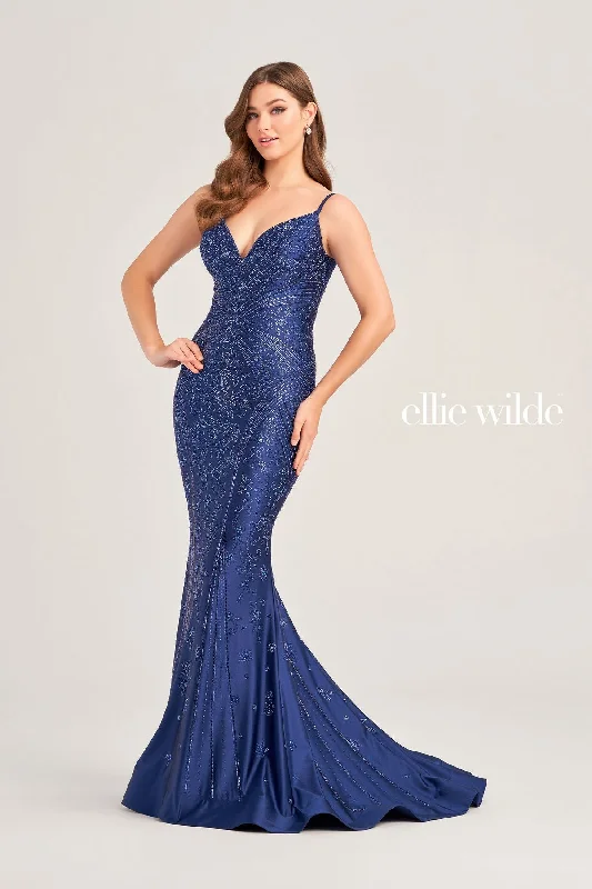 women's limited-edition dressesEllie Wilde EW35002 Long Formal Mermaid Prom Dress