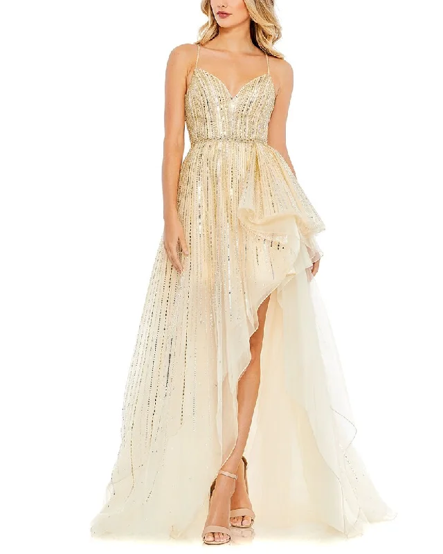 women's satin dressesMac Duggal Gown