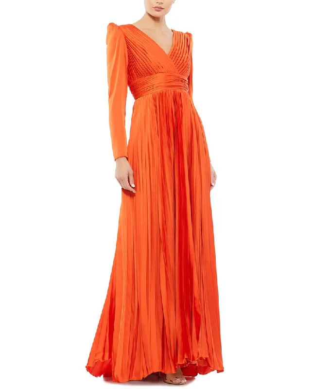 women's ethical fashion dressesMac Duggal Long Sleeve Gown