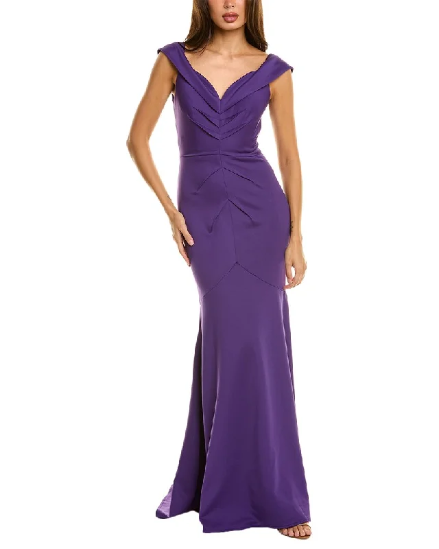 women's neon dressesRene Ruiz Mermaid Gown