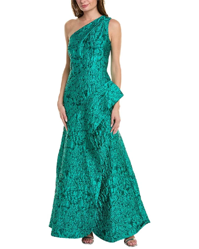 women's limited-edition dressesTeri Jon by Rickie Freeman Jacquard Gown