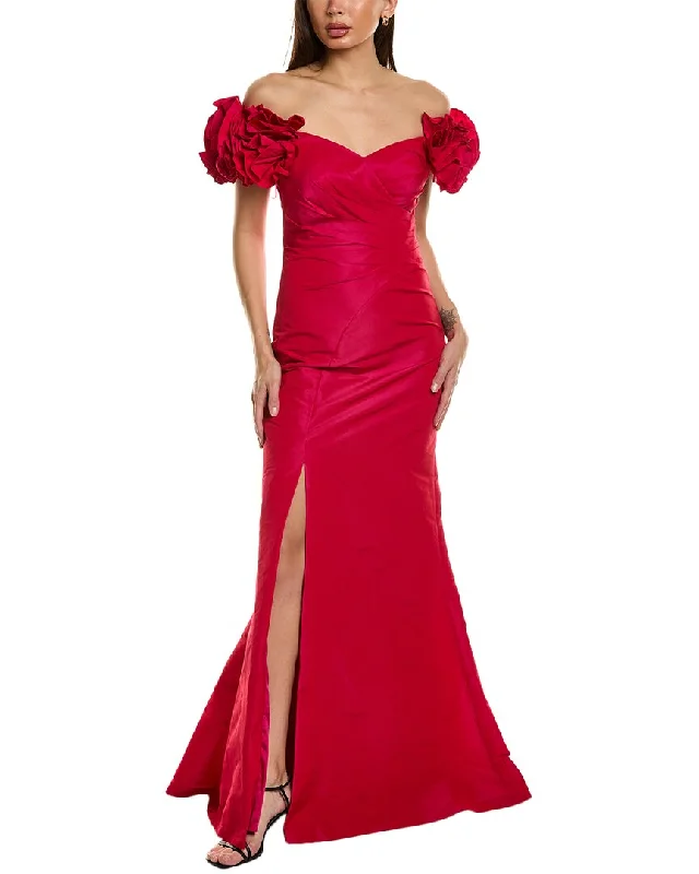 women's made-to-order dressesTeri Jon by Rickie Freeman Taffeta Gown